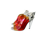 Fendi Multicolour PVC Patent Slingback Sandals (Size 38)