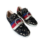 Gucci 498705 Flower Leaf Sneaker with Lace (Size 37)