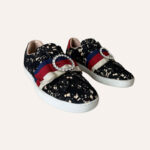 Gucci 498705 Flower Leaf Sneaker with Lace (Size 37)