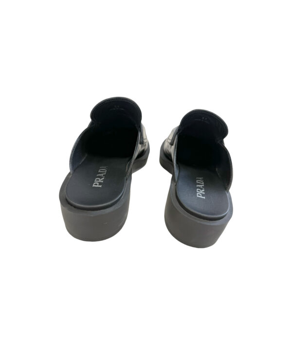 Prada Triangle Logo Leather Loafer (size 39)