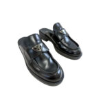 Prada Triangle Logo Leather Loafer (size 39)