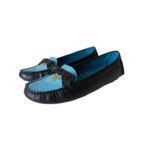 Prada Leather Bow Logo Embellished Loafers (Size 37.5)