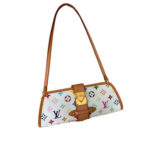 Louis Vuitton Shirley Clutch White Multicolour Monogram