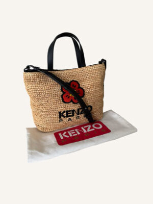 Kenzo Boke Flower woven tote