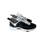 Chanel CC Tweed Sneakers (Size 38.5)