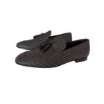 Ermenegildo Zegna Lido Pelletessuta Leather Tassle loafers (Size 8/42)