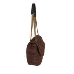 YSL Niki Raffia and Leather Bag