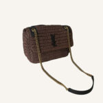 YSL Niki Raffia and Leather Bag