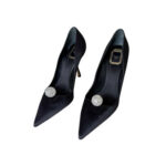 Christian Dior Satin Crystal Ball Embellished Pumps (Size 41)