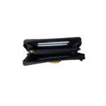 Chanel Boy Leather Zip Around Wallet