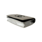 Chanel Timeless Silver Metallic Leather CC Wallet on Chain
