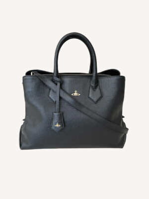 Vivienne Westwood Balmoral Shopper Bag with iconic Orb logo and structured silhouette