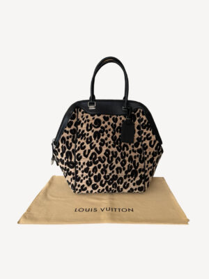 Designer Louis Vuitton Leopard North South Tote Bag