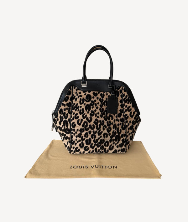 Designer Louis Vuitton Leopard North South Tote Bag