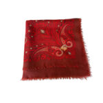 Cartier Cashmere Paisley Patterned Scarf