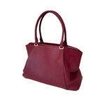 Cartier C De Cartier Burgundy Spinel Bull Calfskin Bag