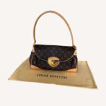 Louis Vuitton Beverly MM Monogram canvas shoulder bag with gold-tone buckle