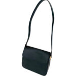 uxury black Louis Vuitton Buci shoulder bag in textured leather
