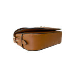 Valentino Rockstud Cabana Cognac Leather Saddle Shoulderbag