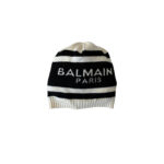 Balmain Baby Hat in black and white