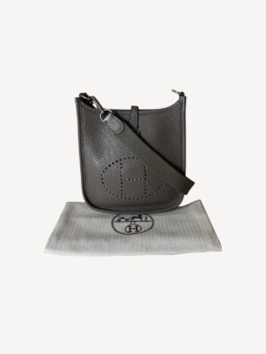 Hermès Evelyne TPM in Etoupe with palladium hardware – luxury crossbody bag