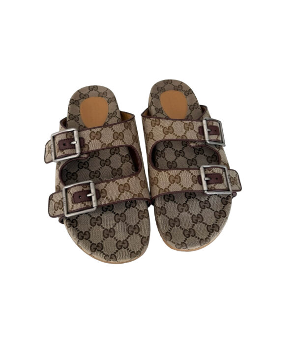 Gucci GG Supreme Canvas Mens Sandals (Size 41)