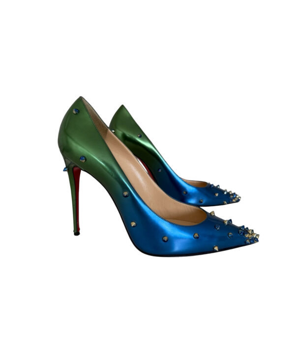 Christian Louboutin Patent Leather Degraspike Ombre Pumps (Size 41)