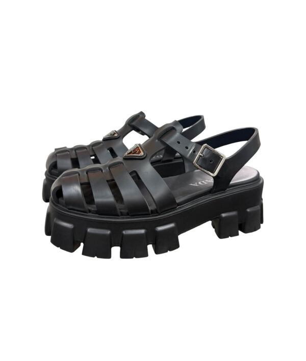 Prada Monolith Rubber Platform Sandal (Size 39)