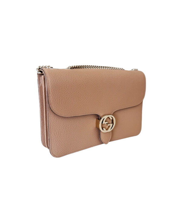 Gucci Dollar Calfskin Interlocking G Shoulderbag