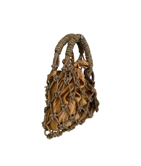 Kurt Geiger Small Macrame Crystal Bag