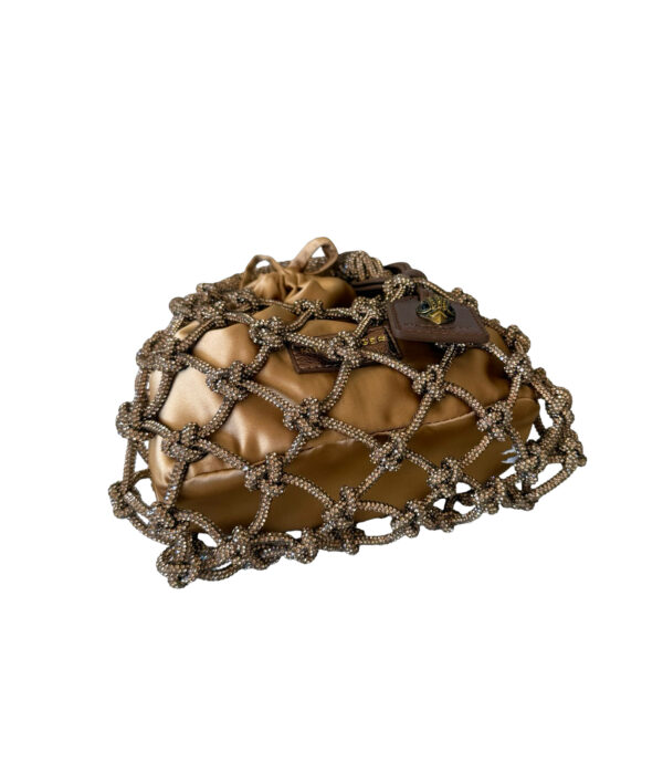 Kurt Geiger Small Macrame Crystal Bag