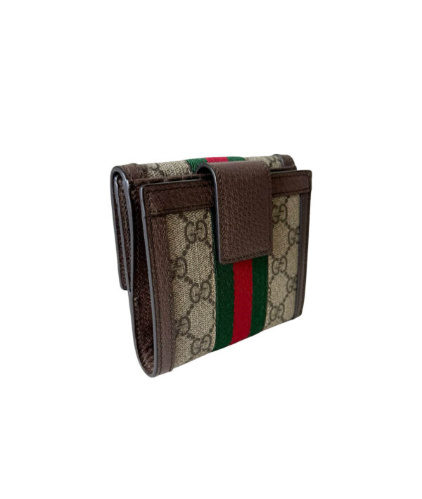 Gucci Ophidia GG French Flap Wallet