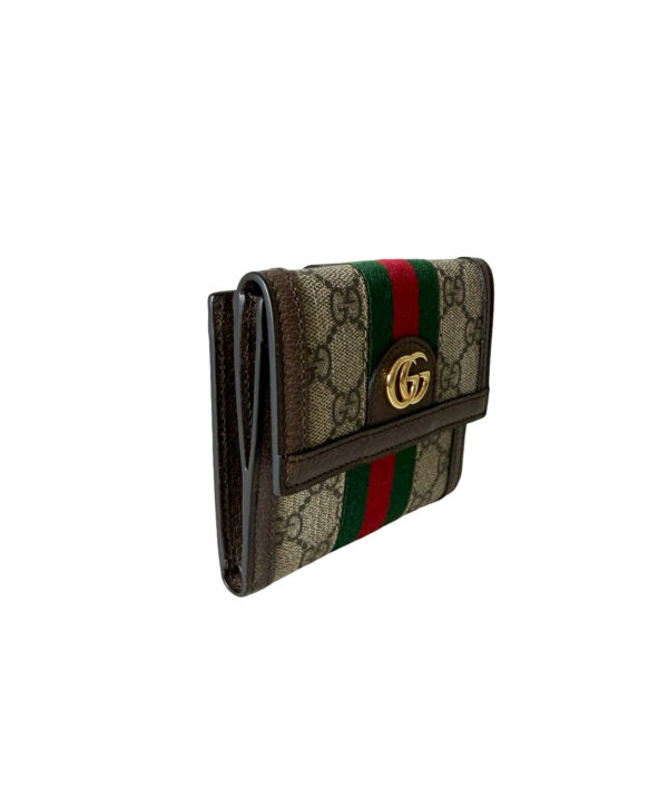 Gucci Ophidia GG French Flap Wallet