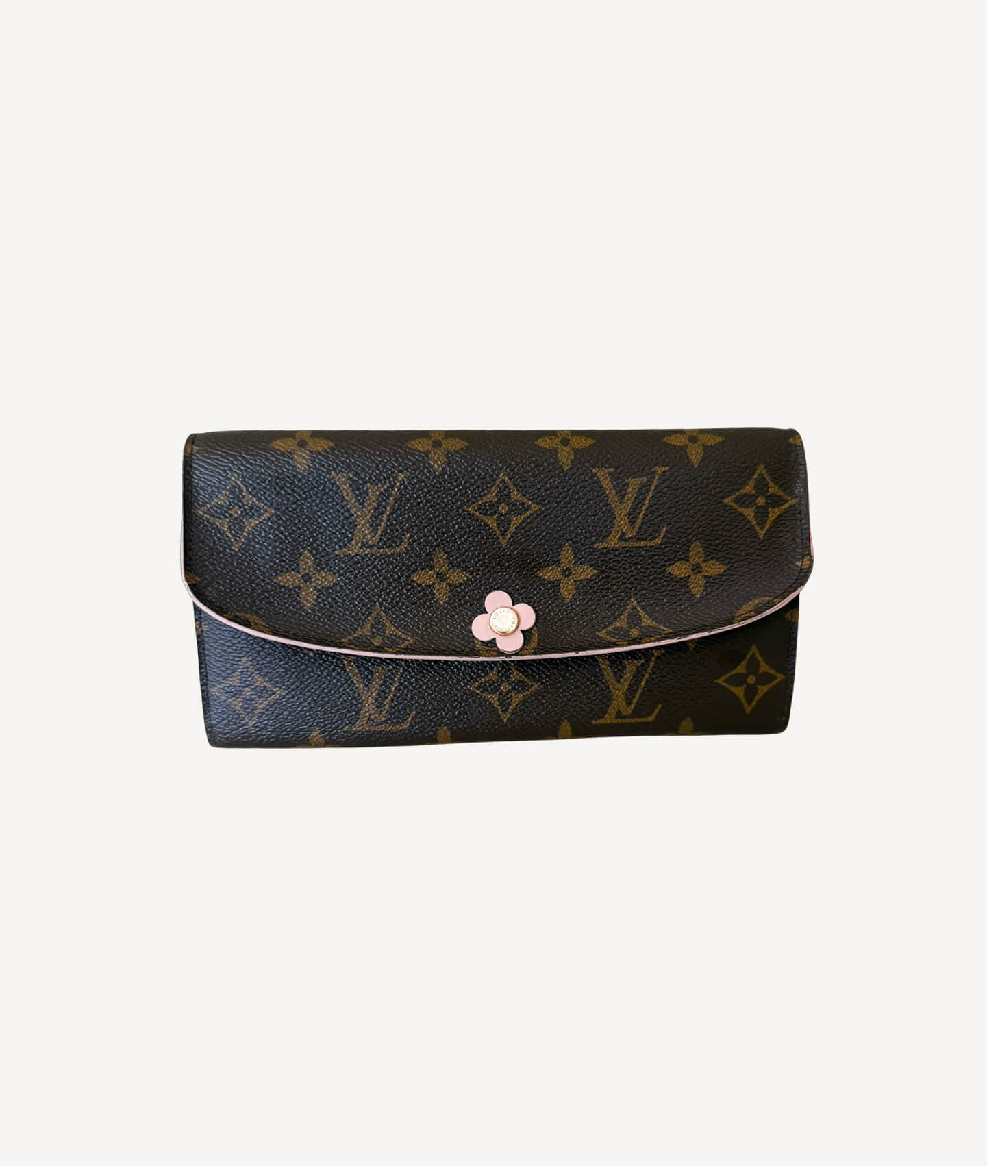 Louis Vuitton Sarah Monogram Long Wallet Flower Edition with Pink Interior and Monogram Canvas