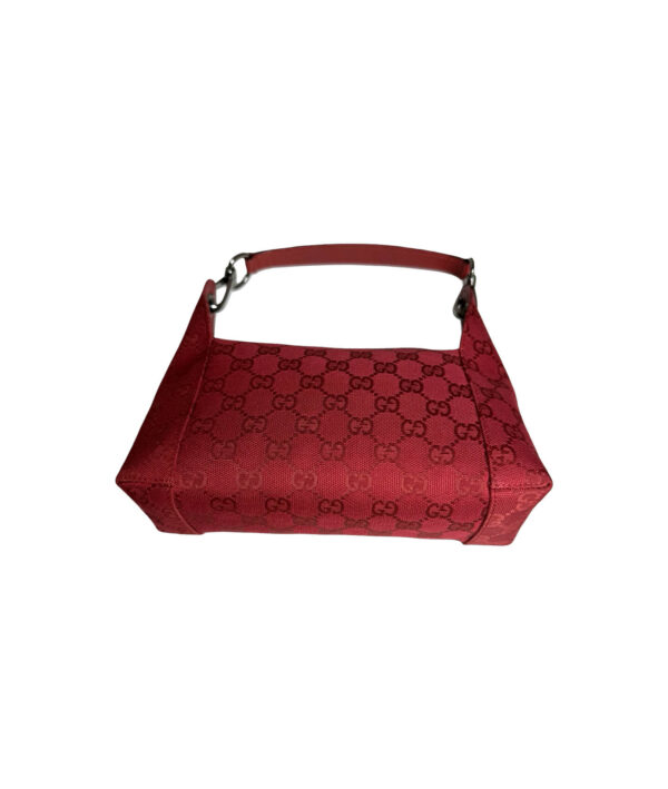 Gucci GG Canvas Hobo Red
