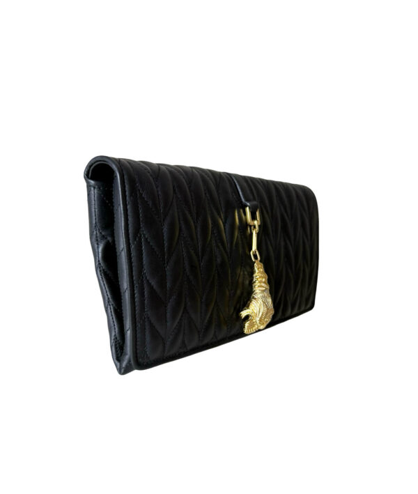 Gucci Quilted Chevron Leather Crossbody/ Clutch