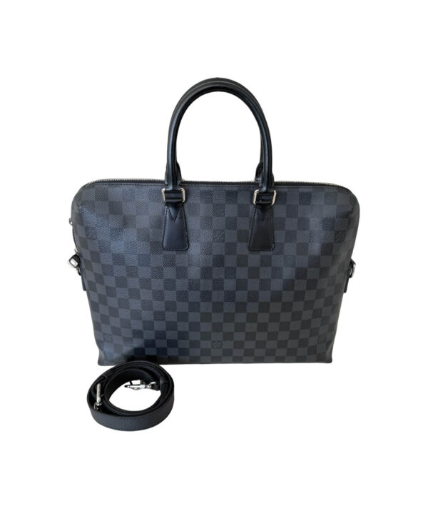 Louis Vuitton Porte-Documents Jour briefcase in Damier Graphite with shoulder strap