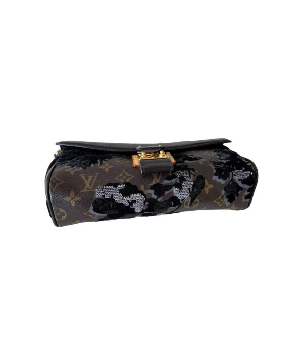 Louis Vuitton Monogram Fleur De Jais Manege Clutch