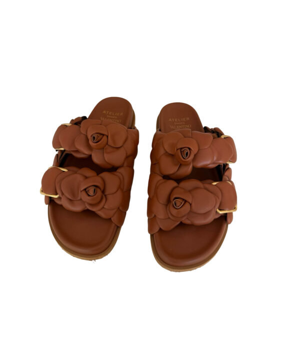 Valentino Atelier 03 Rose Edition Leather Sandal (Size 38.5)