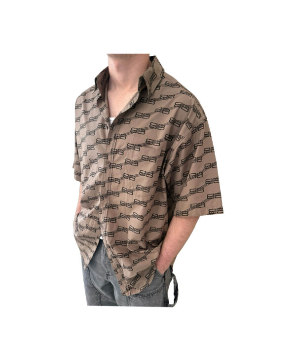 Balenciaga BB Monogram Short Sleeve Shirt