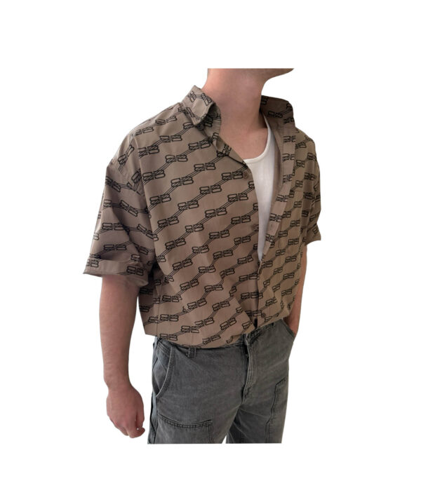 Balenciaga BB Monogram Short Sleeve Shirt