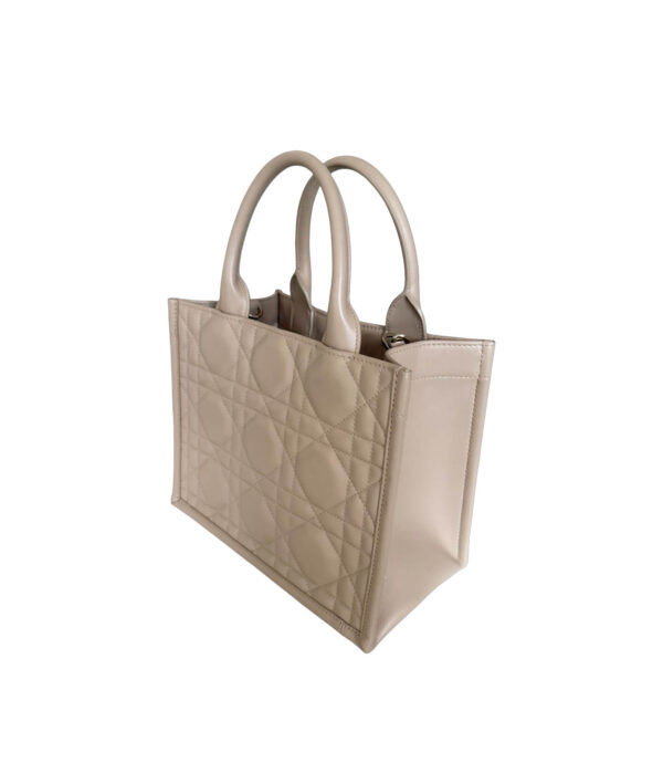 Christian Dior Desert Taupe Macrocannage Book Tote