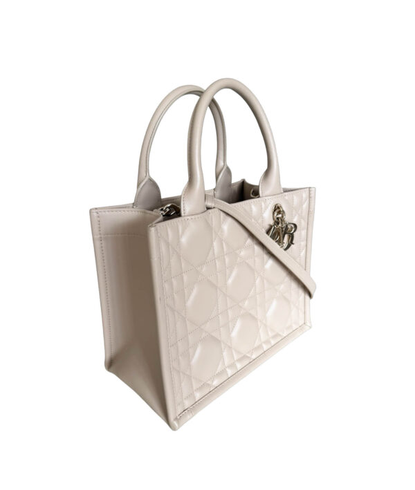 Christian Dior Desert Taupe Macrocannage Book Tote