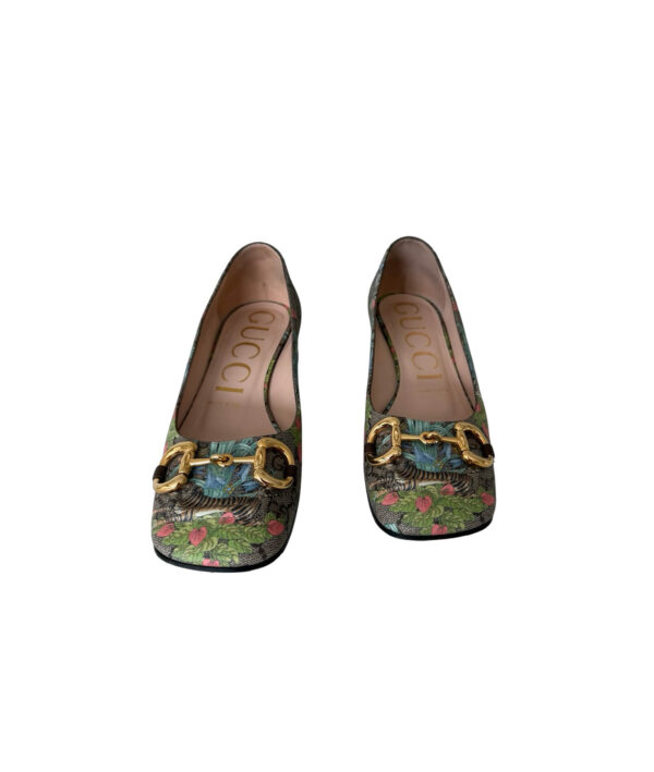 Gucci Tiger Womens Horsebit Ballet Flat (Size 38)