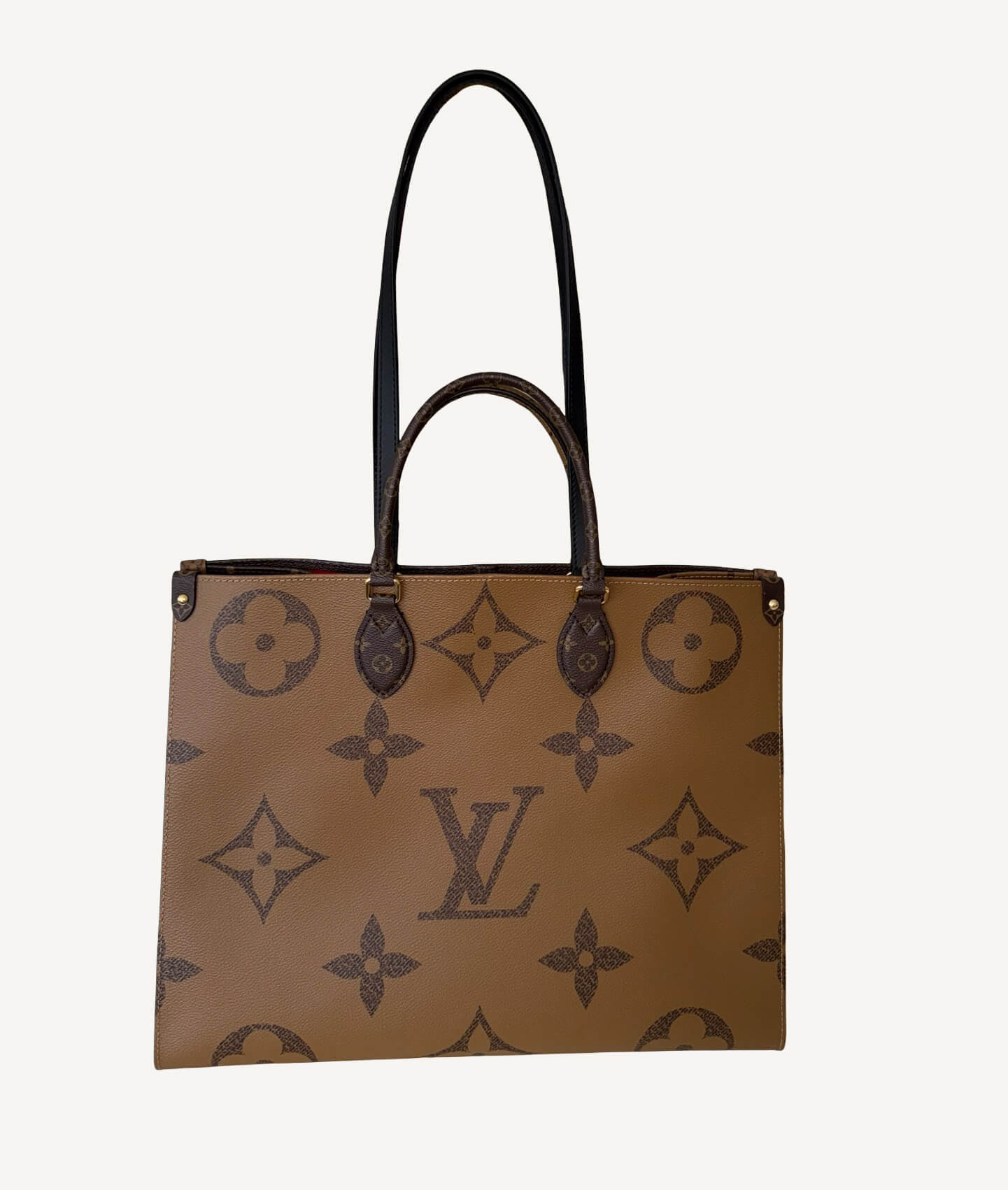 Louis Vuitton OnTheGo GM Reverse Monogram Giant tote bag brown canvas